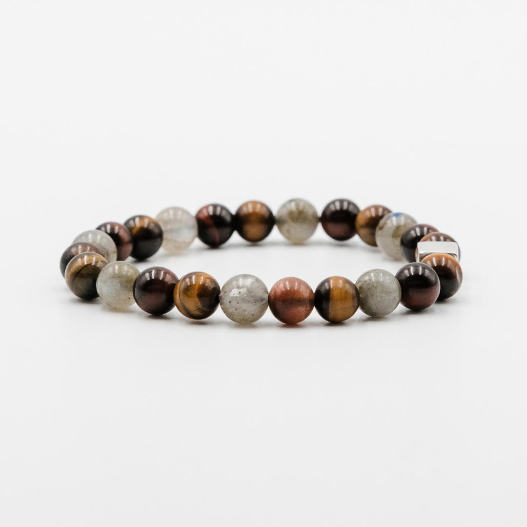 Primal Eclipse Bracelet – iridescent gemstone bracelet detail | Stone N Luxe