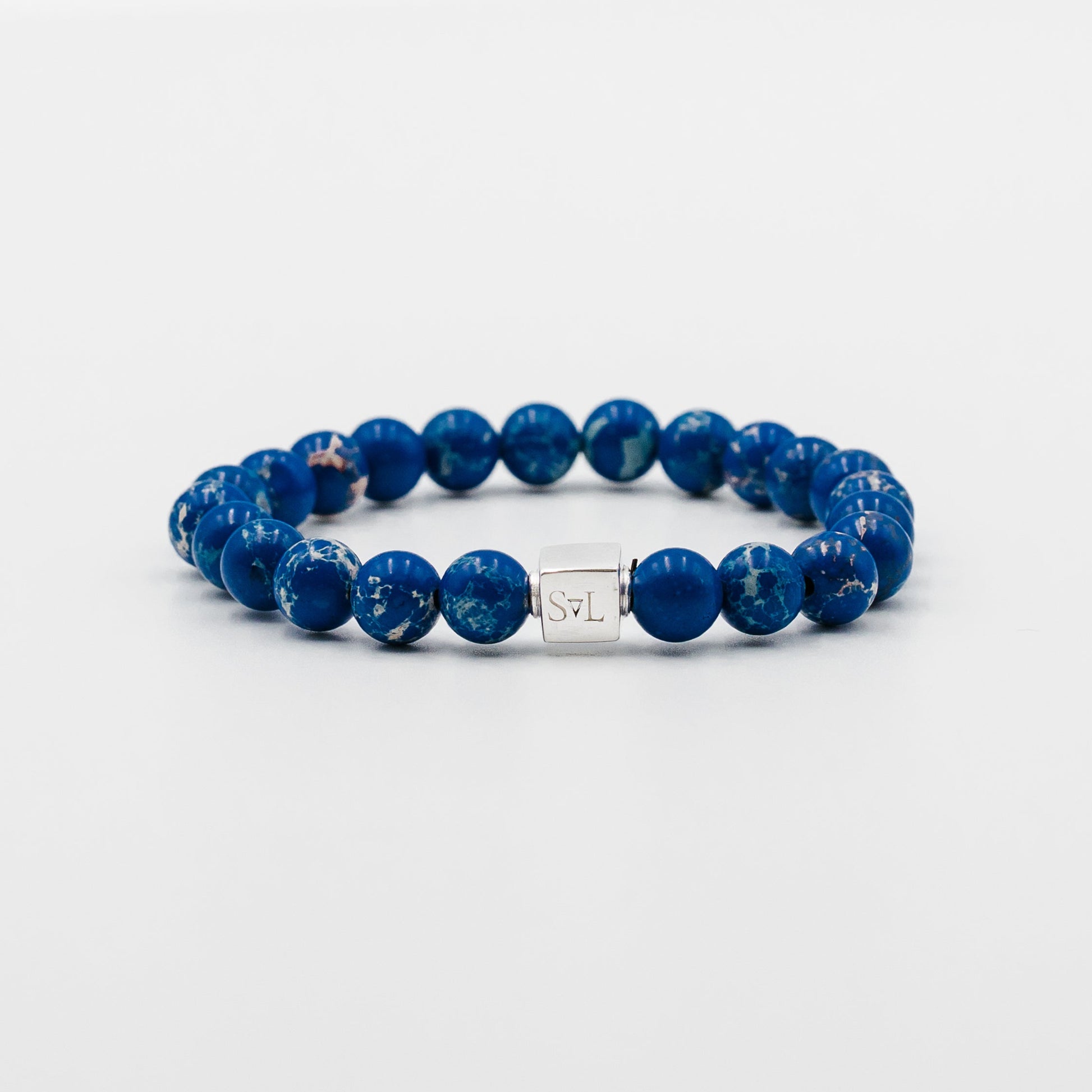 Blue Horizon Bracelet – Blue Sea Sediment mens bracelet | Stone N Luxe