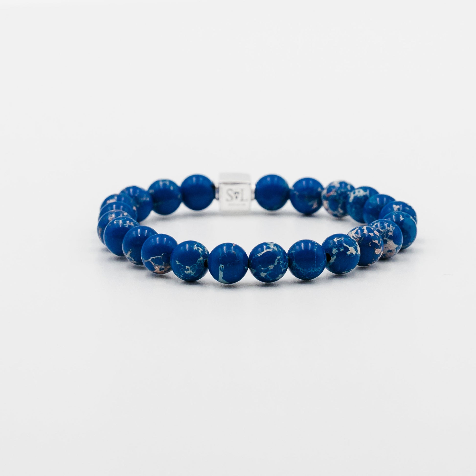Blue Horizon Bracelet – calming blue gemstone mens bracelet | Stone N Luxe
