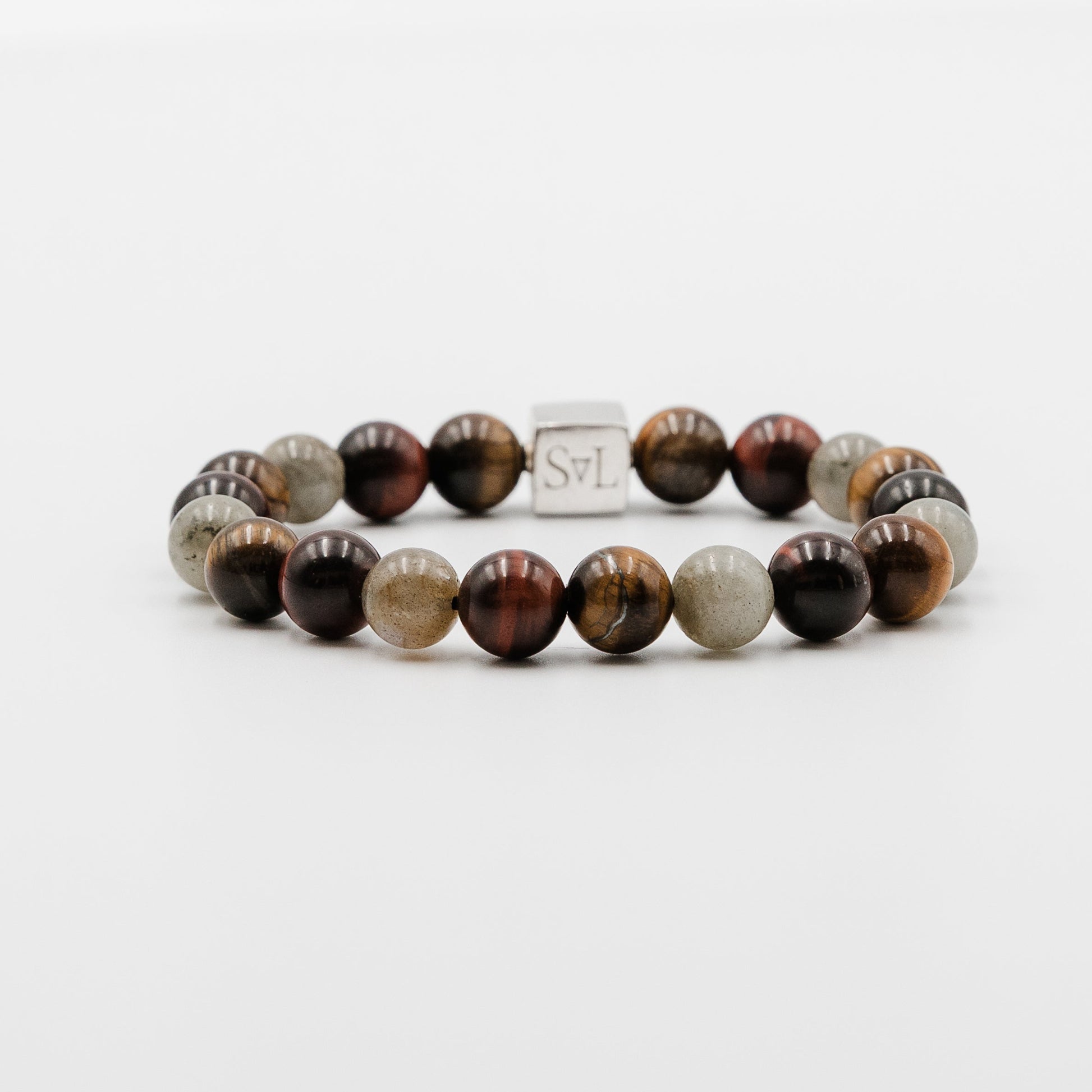 Solar Eclipse Bracelet – natural gemstone 10mm bead bracelet | Stone N Luxe