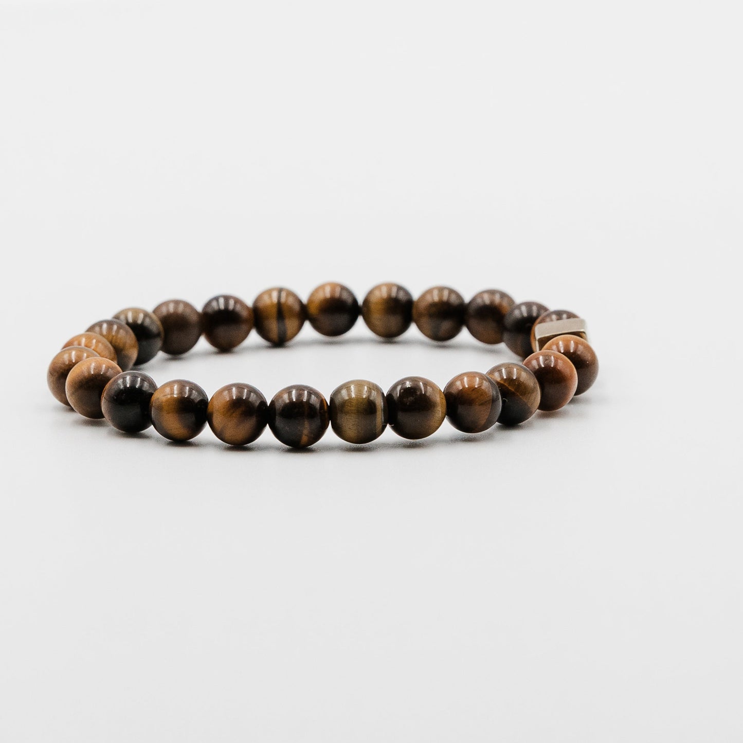 Golden Instinct Bracelet – tiger eye gold bead bracelet detail | Stone N Luxe